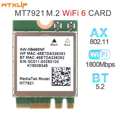 13 (Ubuntu) Invalid. . Mediatek wifi 6 mt7921 wireless lan card
